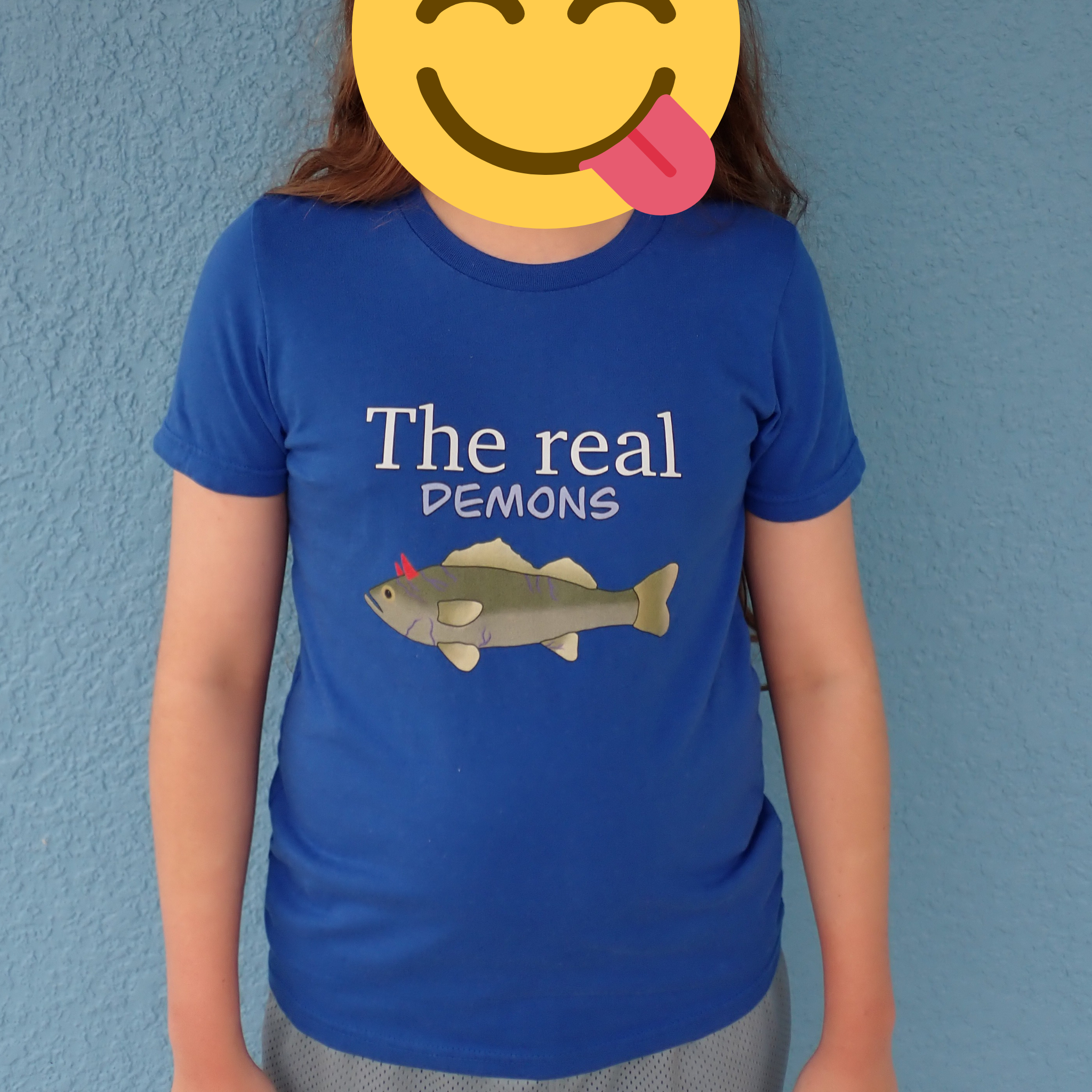 The Real Demons (Sea Bass Edition) - Youth Short-Sleeve Tee