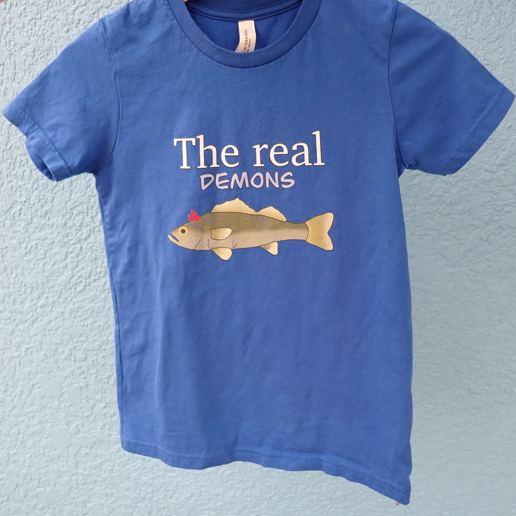 The Real Demons (Sea Bass Edition) - Youth Short-Sleeve Tee